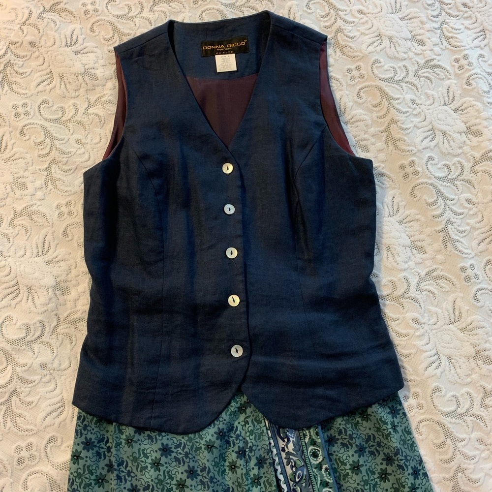 Donna Rocco sleeveless dress; size 8P